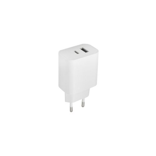 Maxlife kućni punjač za telefon od 20W sa USB-A i USB-C ulazom WHITE ( OEM0101138 ) Cene