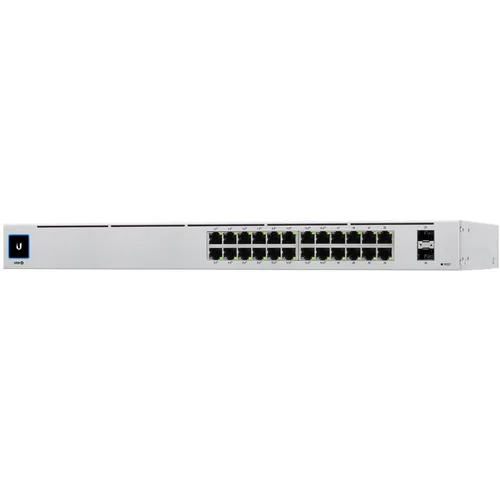 Ubiquiti USW-Pro-24-POE-EU configurable Gigabit Layer2 and Layer3 switch with auto-sensing 802.3at PoE+ and 802.3bt PoE++