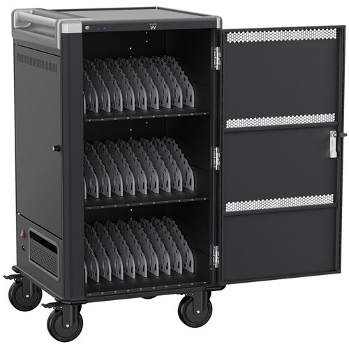 Ewent EW1700 portable device management cart /cabinet Black, Grey Slike