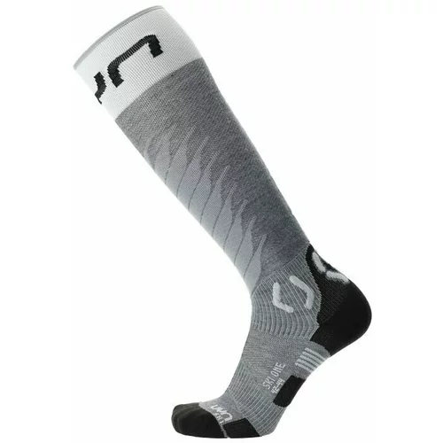 UYN Lady Ski One Merino Socks Grey Melange/White 39-40