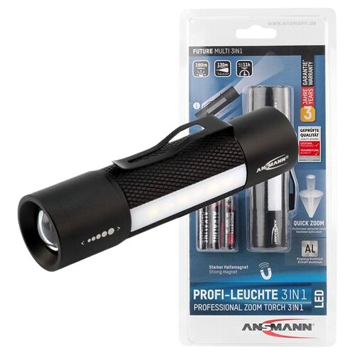 Ansmann Baterijska lampa Future Multi, LED, Crna Slike
