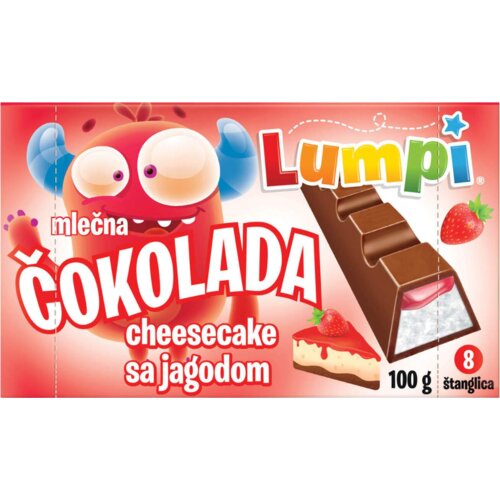 Lumpi čokolada cheescake sa jagodom 100g Cene