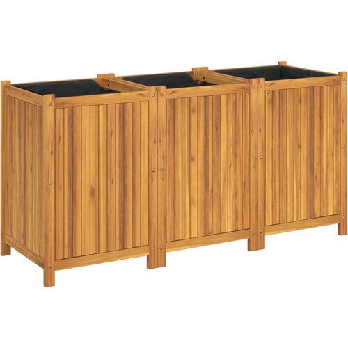 Maison Chic Vrtno cvetlično korito - Cvetlični Lonec s podlogo 150x50x75 cm akacijev les, (21789738) Cene