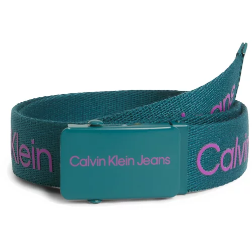 Calvin Klein Jeans Pas smaragd / temno zelena / roza