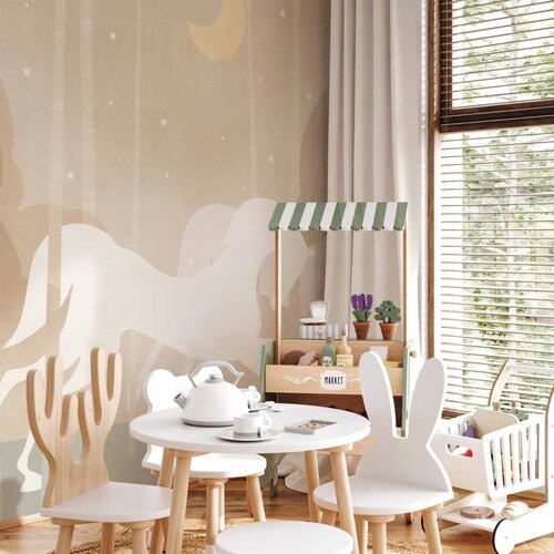  Foto tapeta - Rushing Steeds 500x350 Premium Slike