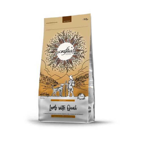Craftia natura lamb with quail adult dog medium &amp;amp; large breed - 2 kg Slike