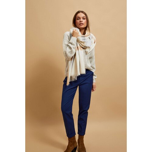 Marisse Sand Checkered Scarf Slike