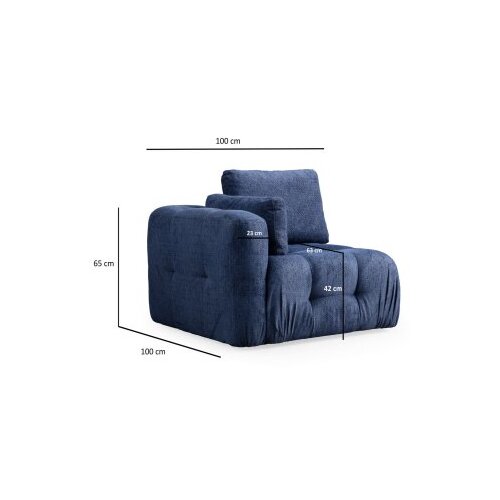 Atelier Del Sofa amaris L1 navy blue 1-Seat sofa Cene