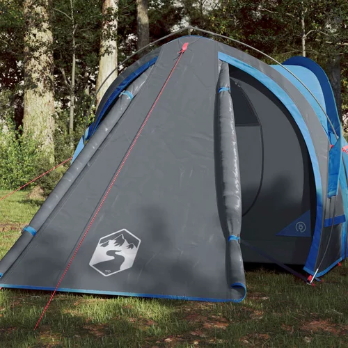 Šator za kampiranje za 2 osobe plavi 320x140x120 cm taft 185T