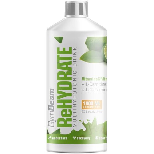 GymBeam hipotonički napitak ReHydrate 1000 ml zeleni čaj-limeta Cene