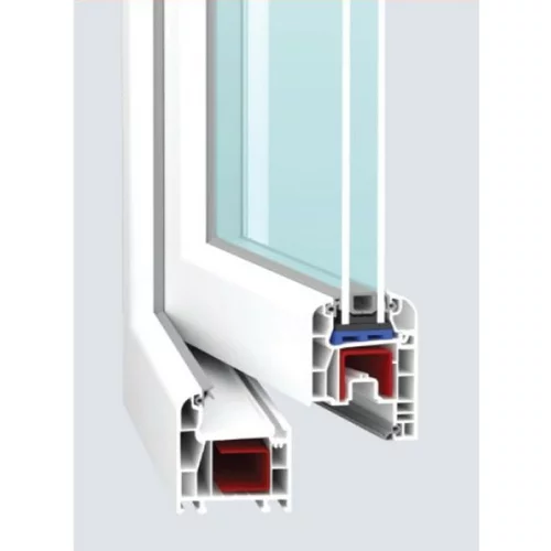 SOLID ELEMENTS okno solid elements eco (600 x 600 mm, pvc, desno, brez kljuke)