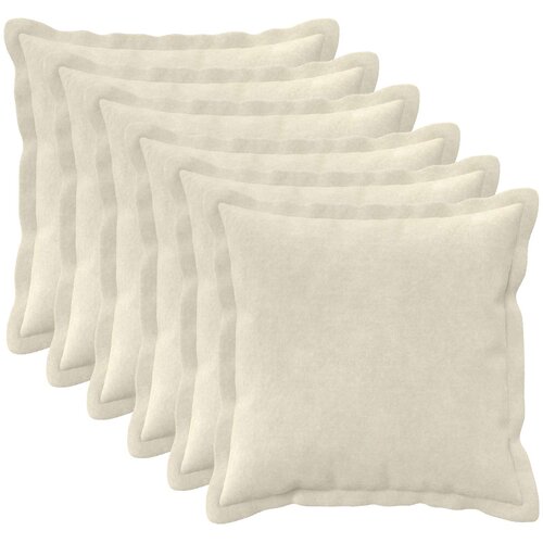  Presvlaka za jastuk 6 pcs HOUTEN Krem 45 x 45 cm Cijene
