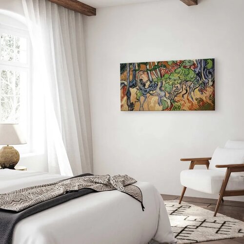  Slika - Vincent Van Gogh &amp;ndash; Tree roots 60x30 Na talijanskom platnu Slike