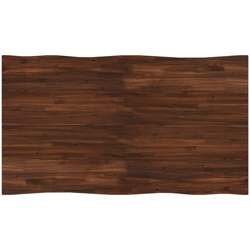  Stol za blagovanje s prirodnim rubom 140 x 80 x 75 cm Slike