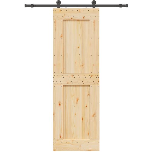  Klizna vrata NARVIK Prirodna i crna 70 x 210 cm (152,5 cm) Slike