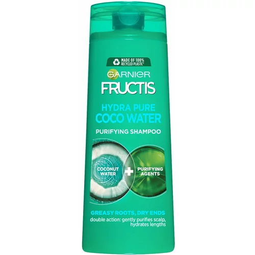 Garnier Fructis Coconut Water okrepitveni šampon za mastne lase 400 ml za ženske