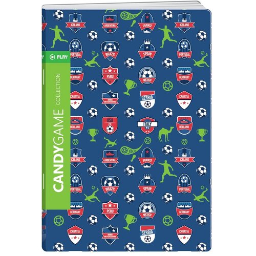 Play premium, sveska, 40 lista, Candygame - odaberite motiv A4 Karo Lopta Cene