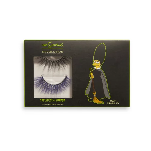 Revolution x The Simpsons umetne trepalnice - Treehouse of Horror Collection Lash Duo - Bat Your Lashes