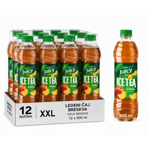 Juicy ledeni čaj breskva, 12 x 500 ml XXL Slike
