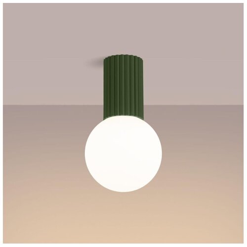 Sollux Stropna svetilka HALO olivno zelena IP44, (5000352116) Cene