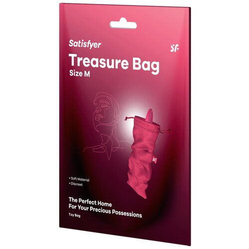 Satisfyer Vrečka za shranjevanje vibratorja Treasure Bag M, roza, (21133757) Cene