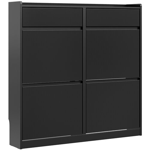 SoBuy Omarica Čevlji Shranjevanje Barva Črna 98x19x95cm FSR169-SCH, (5000253668) Cene