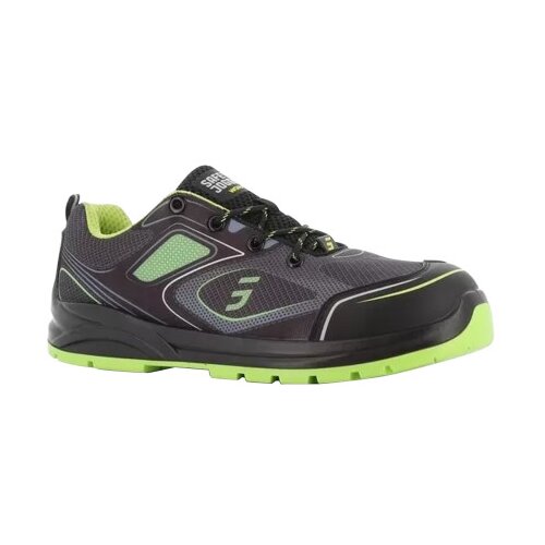 Safety Jogger Cipele plitke vel.45 CADOR crne/zelene Slike