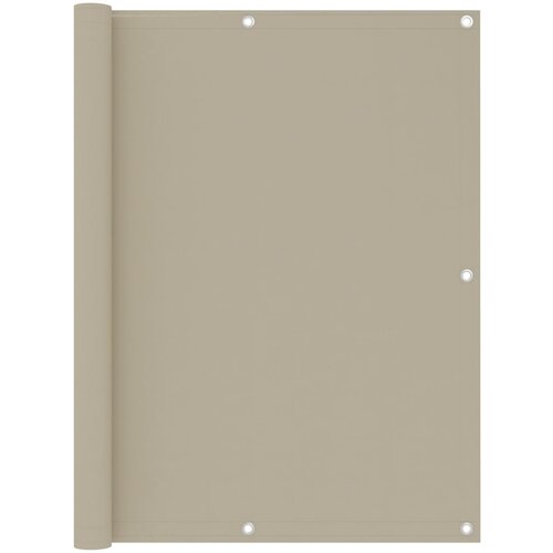 VidaXL Balkonsko platno bež 120x500 cm oksford blago Slike
