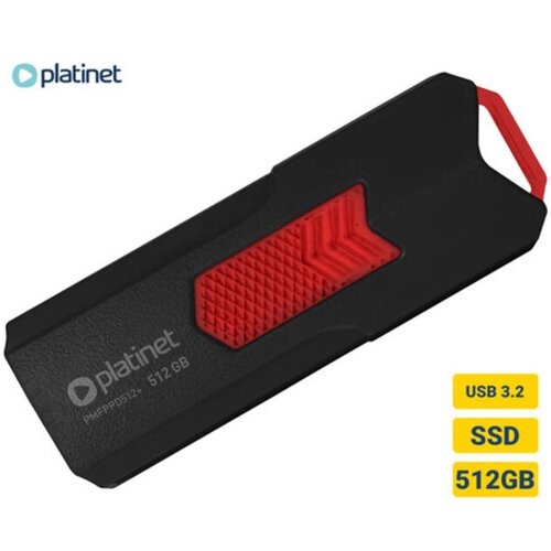 Platinet prenosni SSD disk PMFPPD512+, 512GB Cene