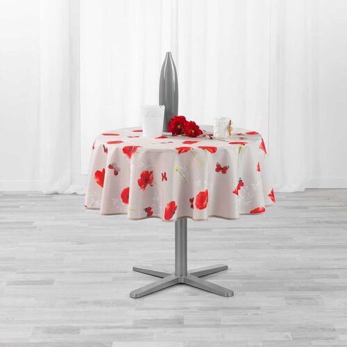 Douceur d int&amp;eacute;rieur Stolnjak &amp;oslash; 180 cm Sweet poppy &amp;ndash; Slike
