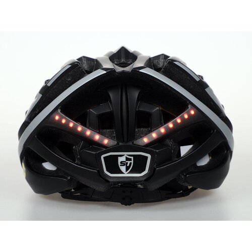 Safe-Tec TYR 3 črno-srebrna XL (61 cm - 63 cm) Slike