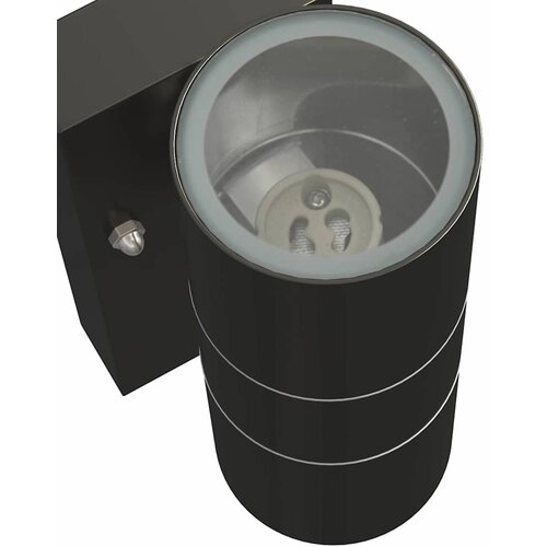  Vanjska zidna lampa 2 pcs Crna 7 x 10 x 22 cm Slike