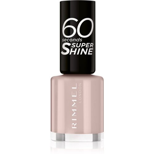 Rimmel London 60 Seconds Super Shine hitro sušljiv lak za nohte 8 ml odtenek 500 Caramel Cupcake Cene