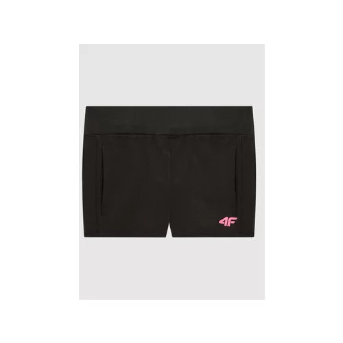 4f Športne kratke hlače HJZ21-JSKDTR001 Črna Regular Fit