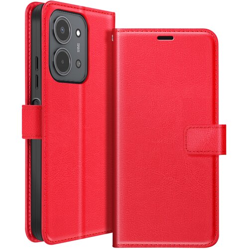 Oem Mayaxess, Denarnica etui za Xiaomi Redmi 15C z zapestnim trakom in funkcijo stojala, Rdeča, (5000208848) Cene