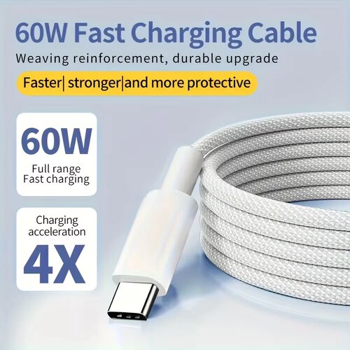 INF 2 paket kablov USB C na USB C, 60 W kabel za hitro polnjenje za iPhone 15/16 1M, (21838219) Cene