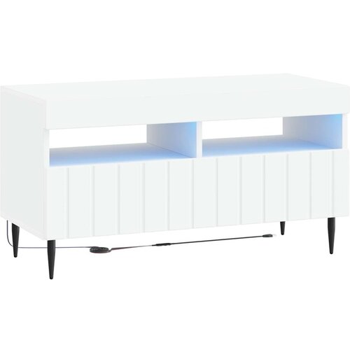 vidaXL LED TV kabinet ZWOLLE 81 x 35 x 43 cm Bijela Konstruirano drvo - Bijela Cijene