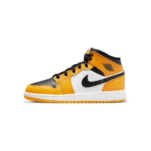 Nike Modne superge Air Jordan 1 Mid Taxi Rumena