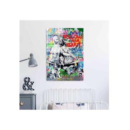 Wallxpert Slika od kaljenog stakla 70x100cm Slike