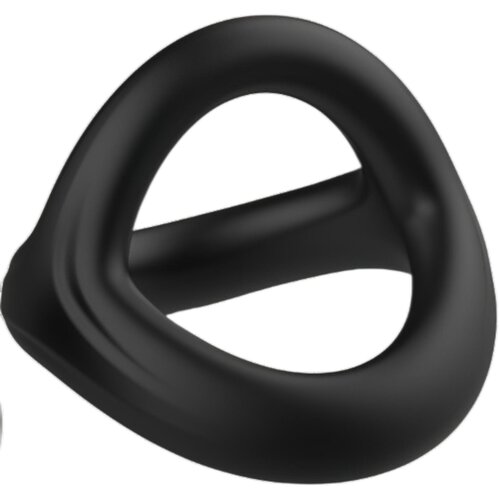 Pulselock Taur - Y-oblikovan obroček za penis in moda (črn) - M Cene