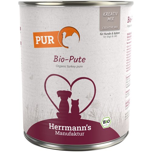 Herrmanns Varčno pakiranje Herrmann´s Bio čisto meso 24 x 800 g - Bio puran Cene