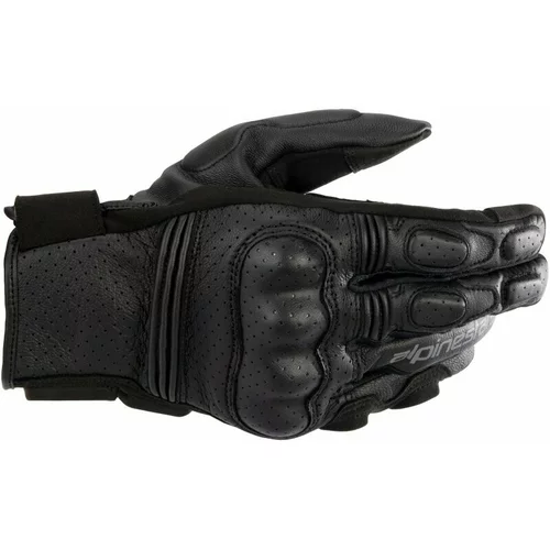 Alpinestars Phenom Leather Air Gloves Black/Black S Motoristične rokavice
