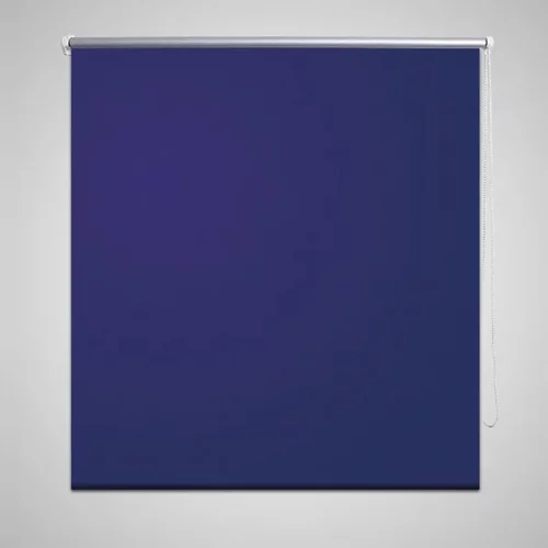 vidaXL Senčilo za Zatemnitev Okna 80 x 175 cm Temno Modre Barve