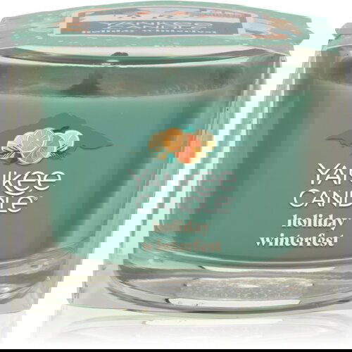 Yankee Candle Holiday Winterfest mala mirisna svijeća bez staklene posude glass 37 g Slike