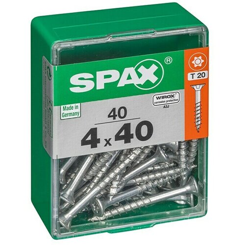 SPAX Univerzalni vijak T-Star plus (Ø x Do: 4 x 40 mm, Površina WIROX, T-Star plus, 40 kos) Cene