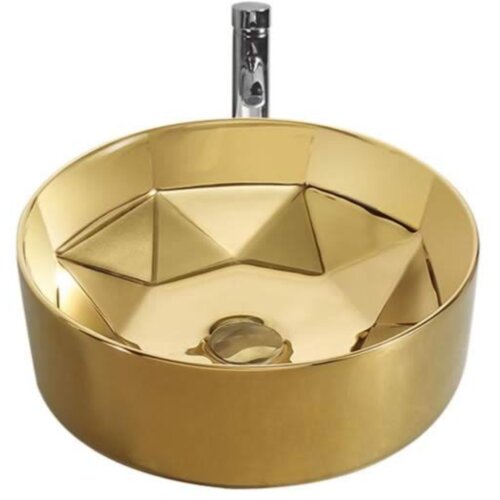 Hidrosan lavabo Art 400*400*140 [KW-GD152B] [zlatna, sjaj] Cene