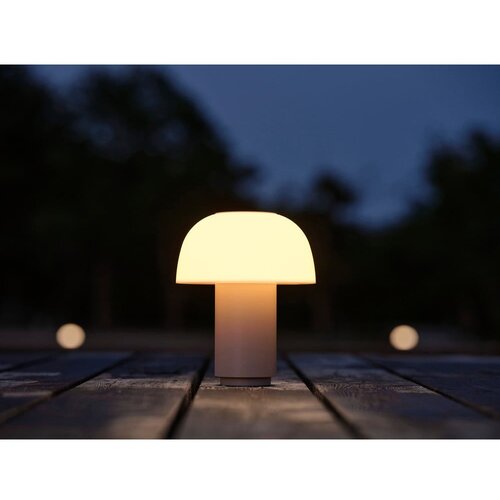 Zone Siva aluminijasta LED zatemnitvena namizna svetilka (vi&amp;scaron;ina 22 cm) Harvest &amp;ndash; Slike