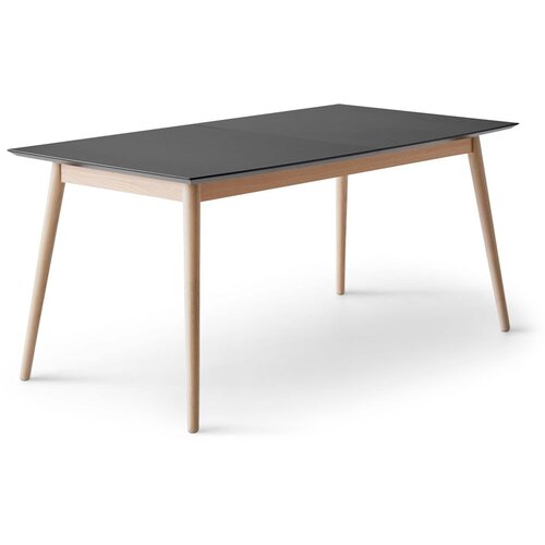Hammel Furniture Crni/u prirodnoj boji proširiv blagovaonski stol s crnom pločom stola 100x210 cm Meza – Cijene