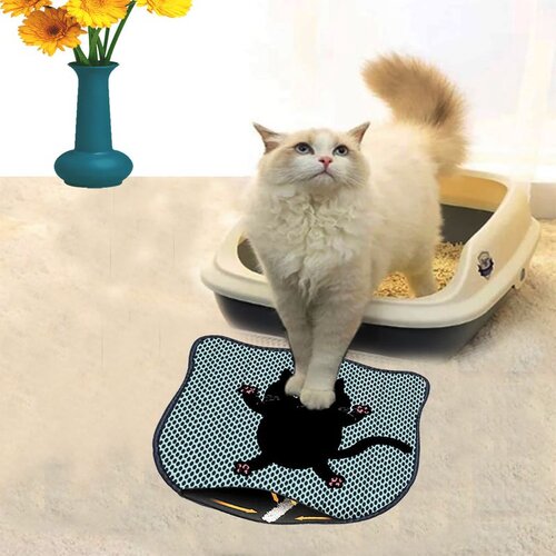 WALLXPERT Kdkafa0158 multicolor cat litter mat Cene
