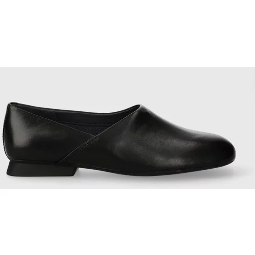 Camper Kožne cipele Casi Myra za žene, boja: crna, ravni potplat, K201083.001